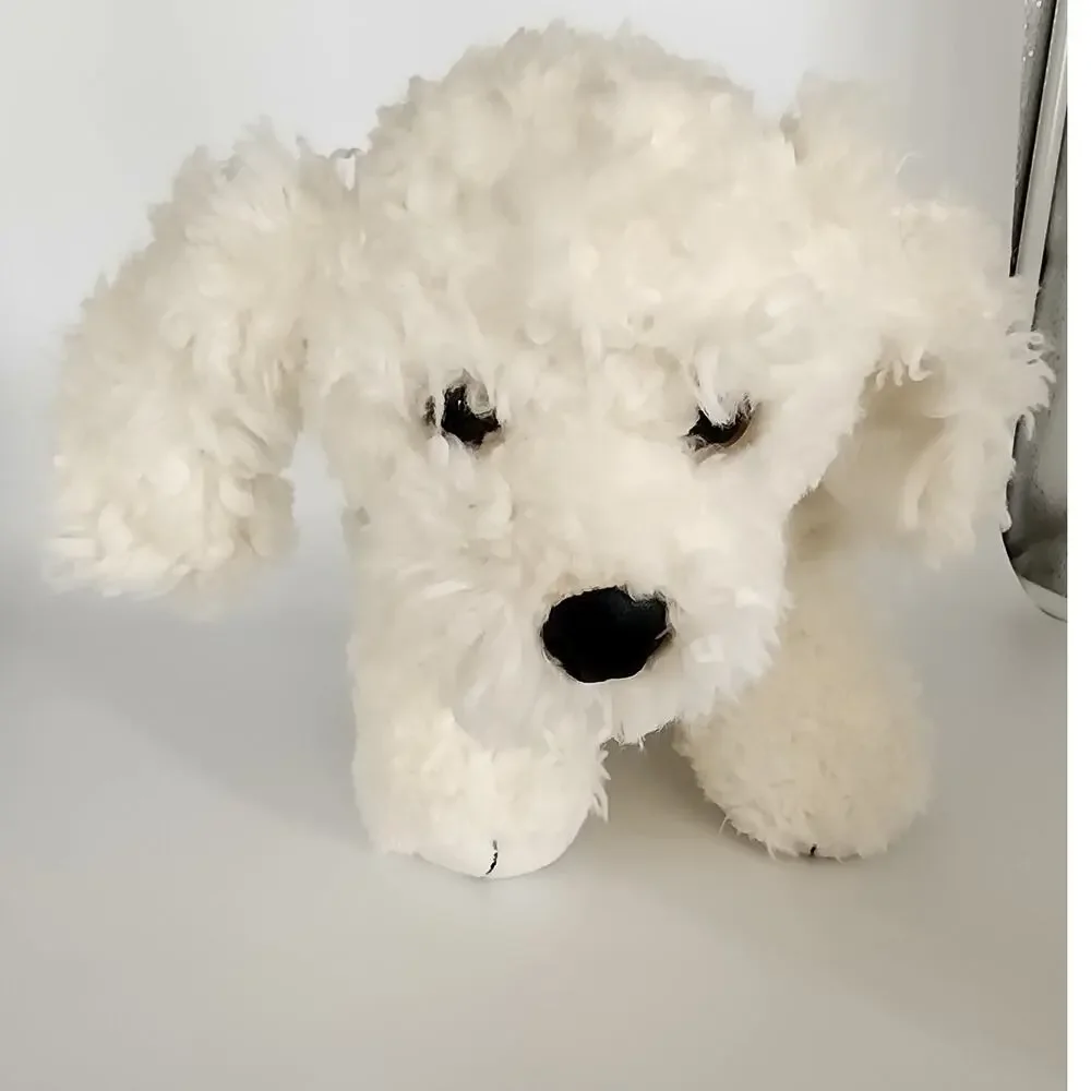 Build a Bear Workshop White Shaggy Dog 16